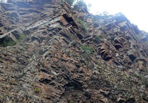 Rock cliffs