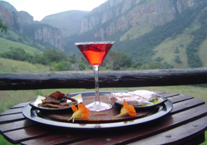 Cocktails on the patio
